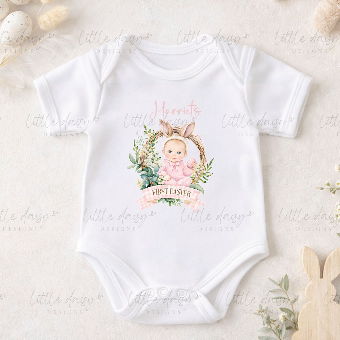 Initial Easter Bodysuit