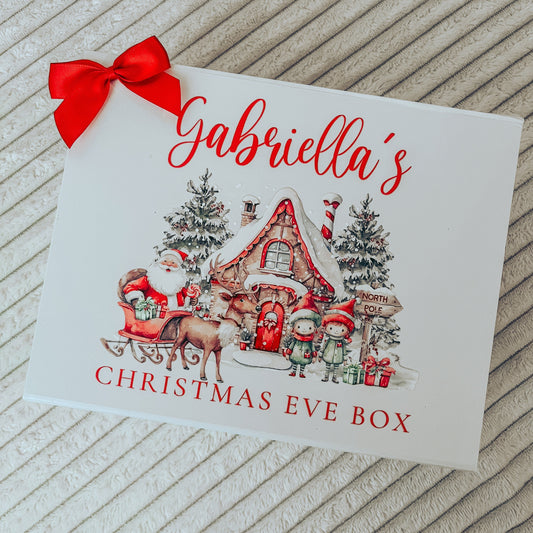 Santa's Cottage Gift Box