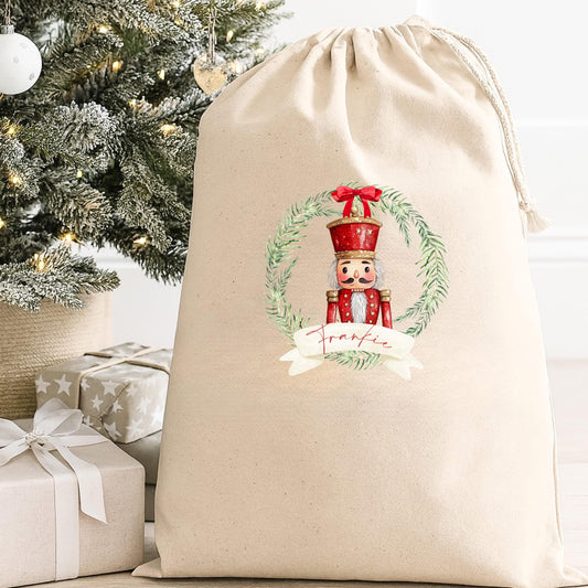 Santa Canvas Sack