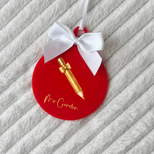 Teacher Bauble