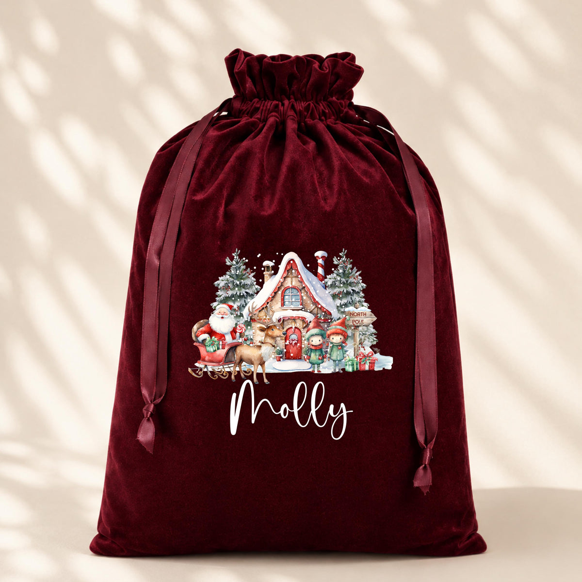 Red Velvet Sack