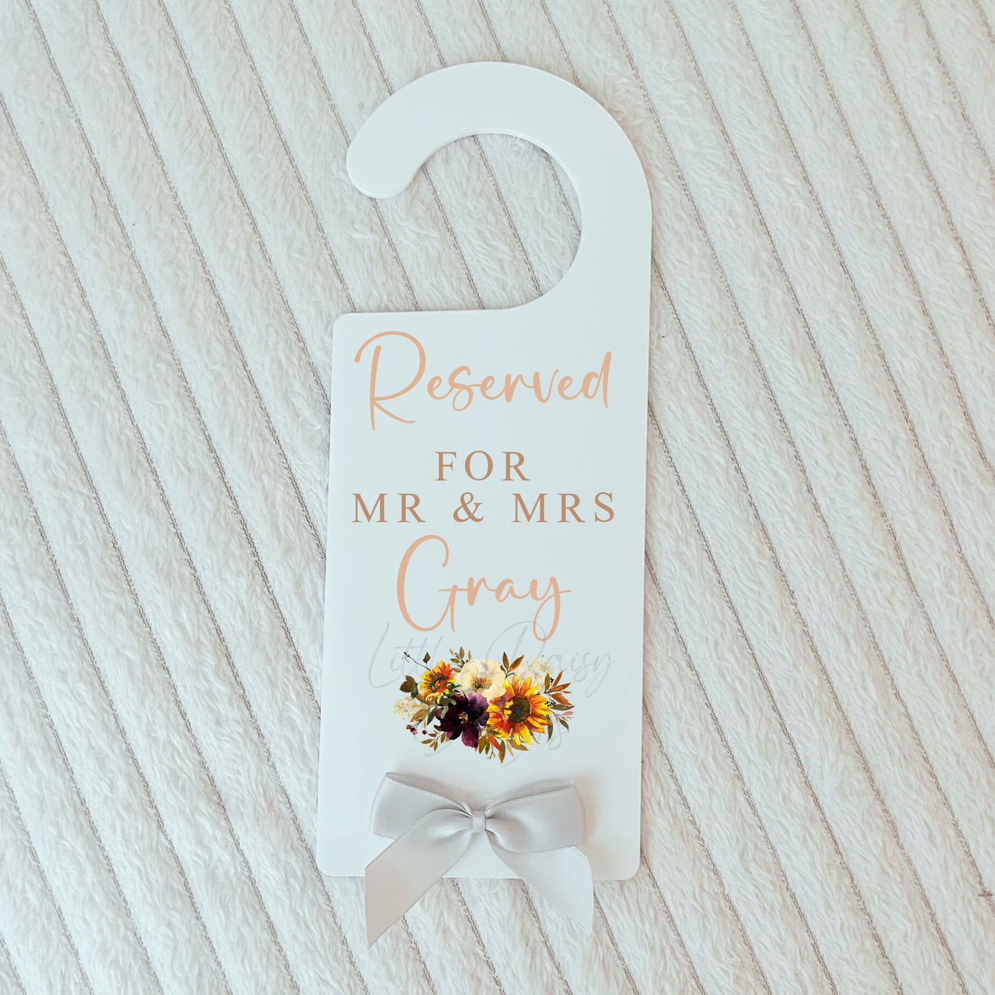 Autumn Sunflowers Door Sign