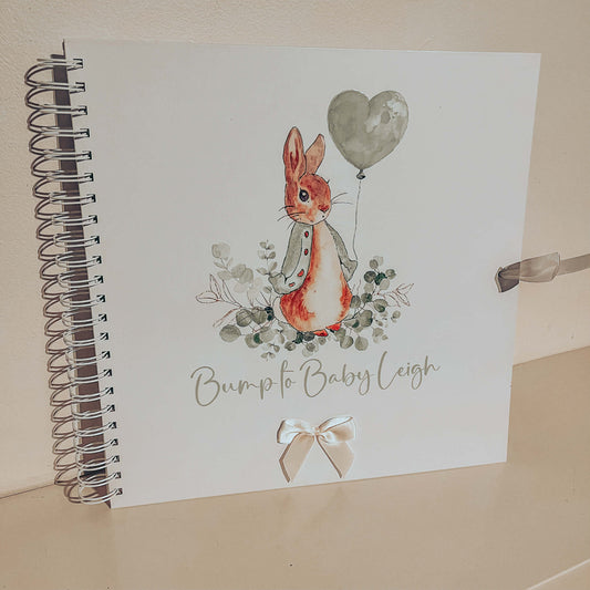 Floral Rabbit Scrapbook
