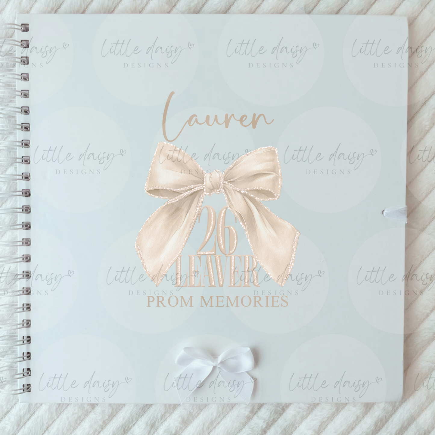 Leavers 2026 Bow Scrapbook