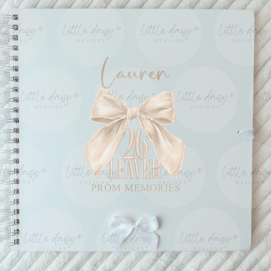 Leavers 2026 Bow Scrapbook