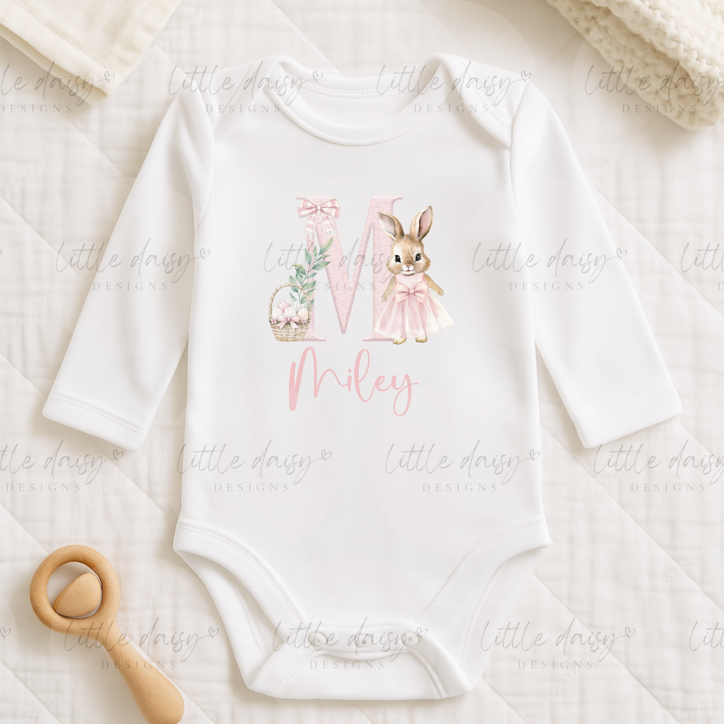 Initial Easter Sleepsuit / Bodysuit