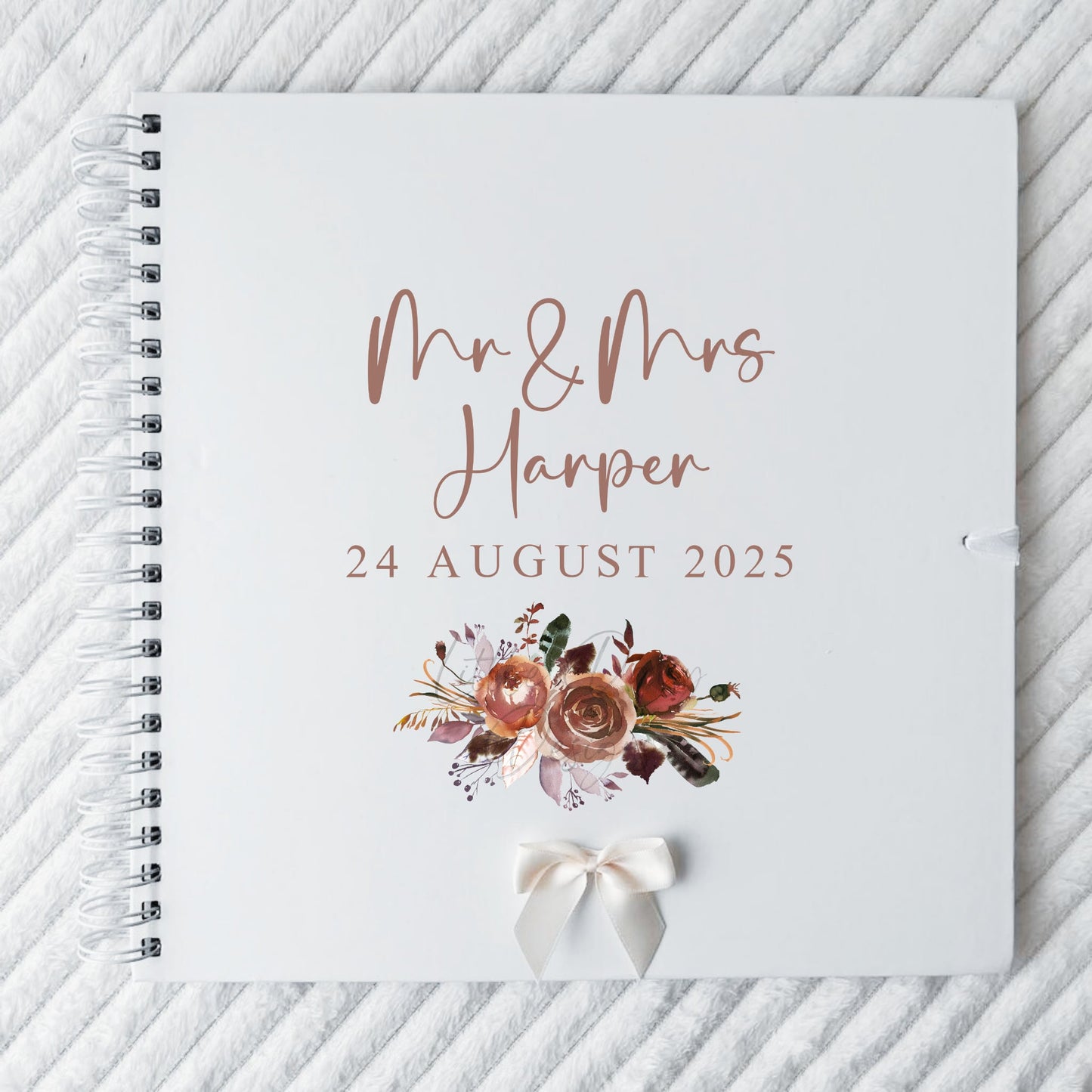 Neutral Floral Guestbook