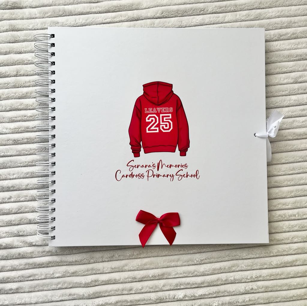 School Leaver Jumper Scrapbook