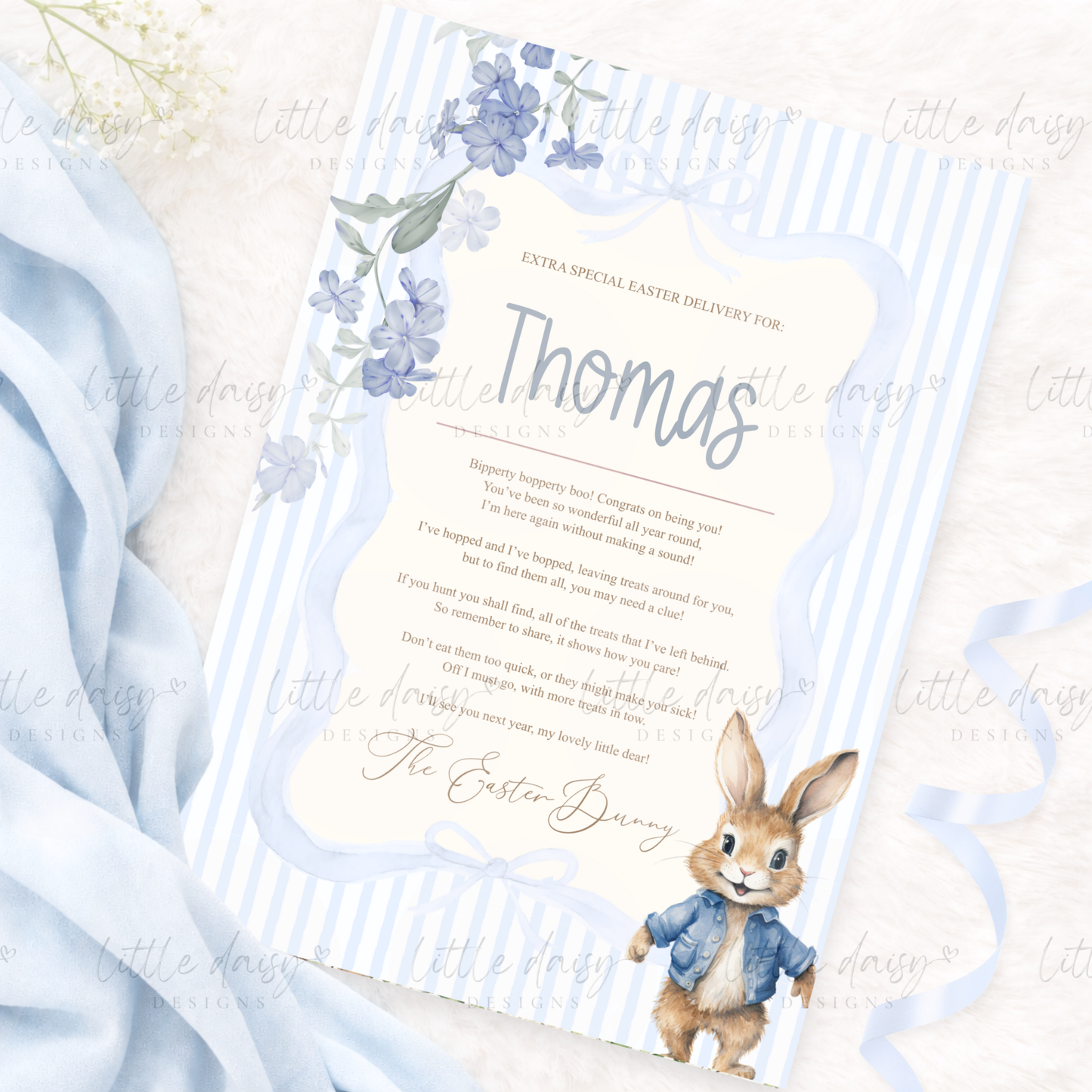 Stripe Easter Certificate