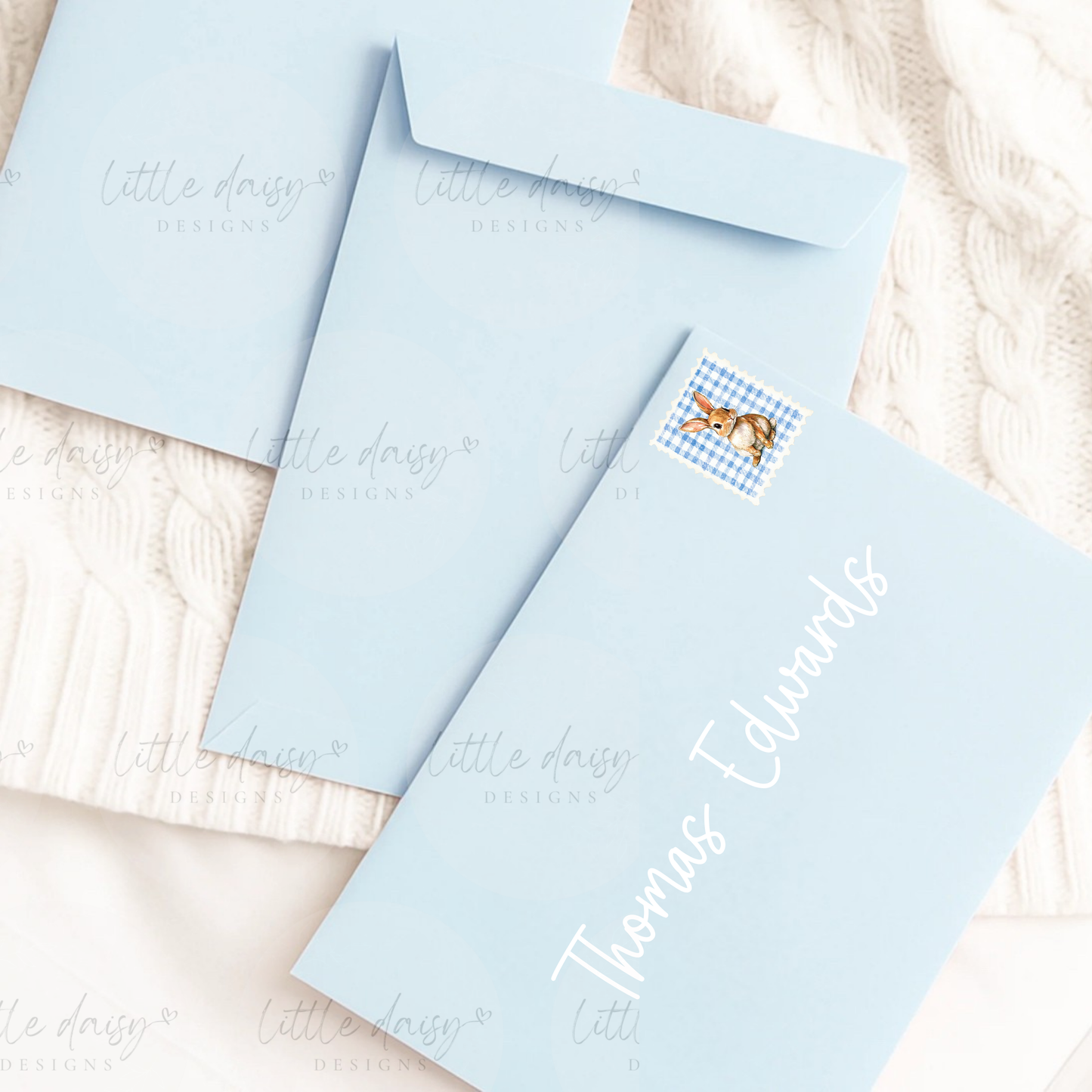 Gingham Easter Certificate