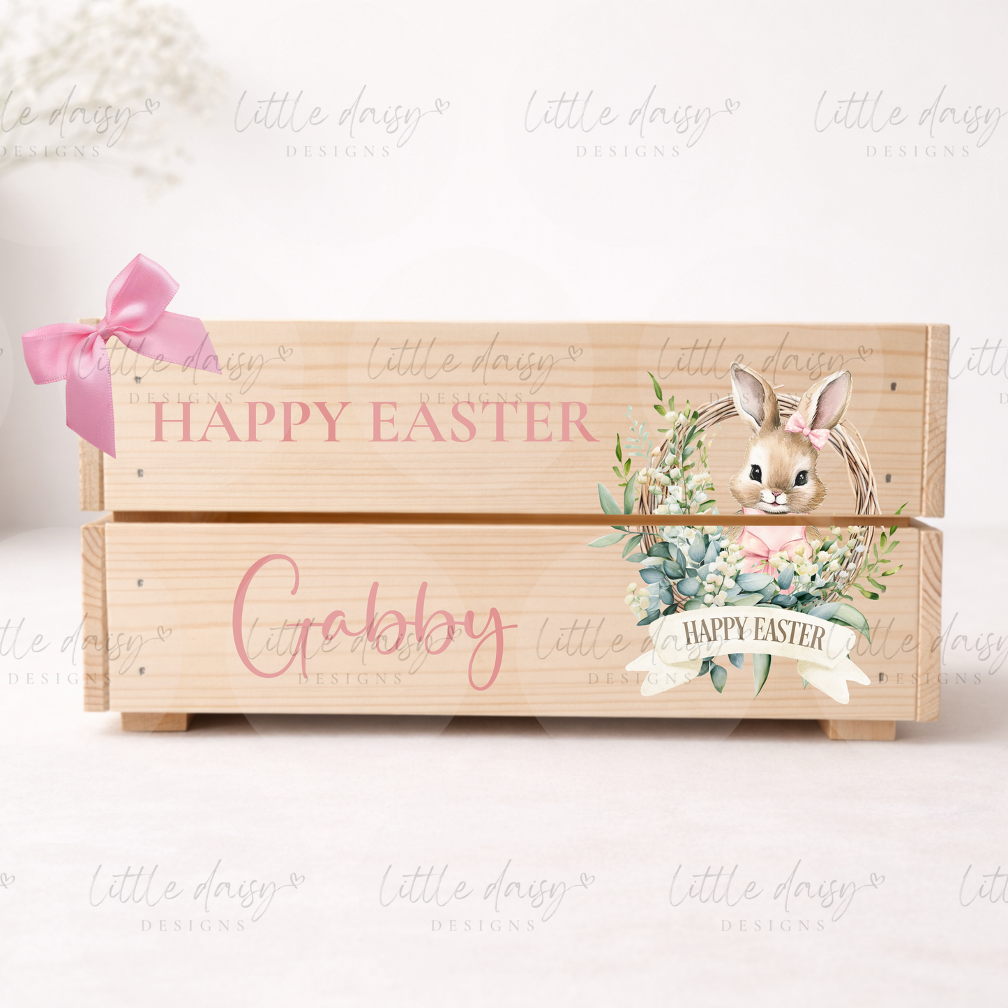 Easter Bunny Gift Crate