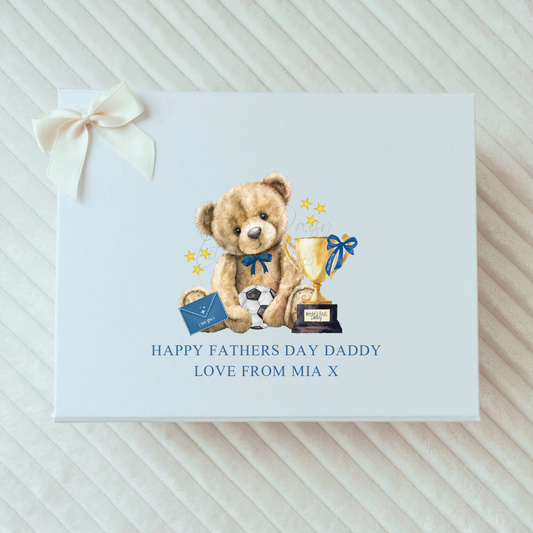 Football Bear Gift Box
