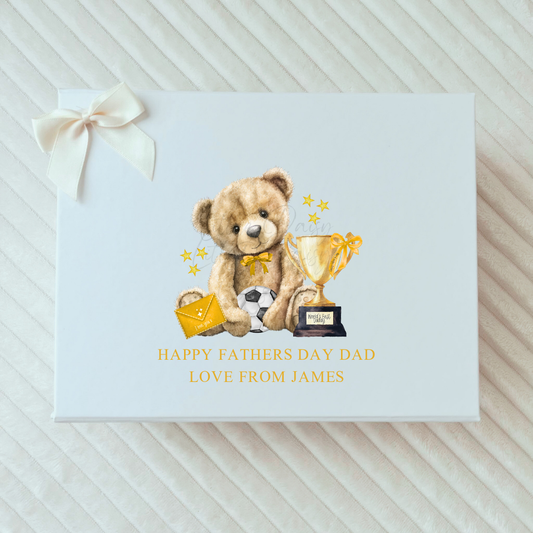 Football Bear Gift Box