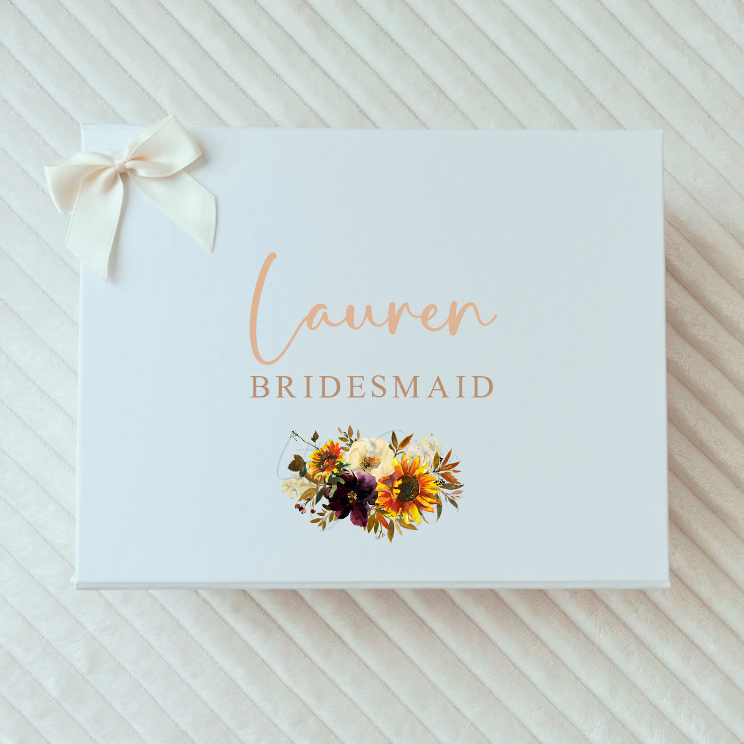 Autumn Sunflower Gift Box