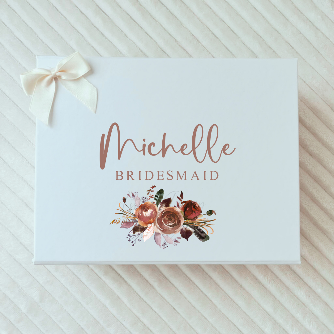 Neutral Floral Gift Box