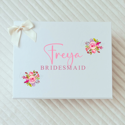 Pink Roses Gift Box