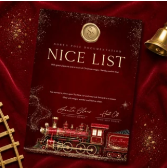 Nice List Certificate
