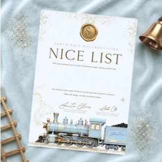 Nice List Certificate