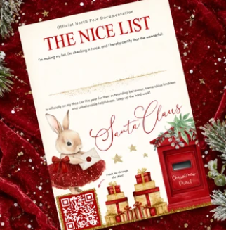 Nice List Certificate