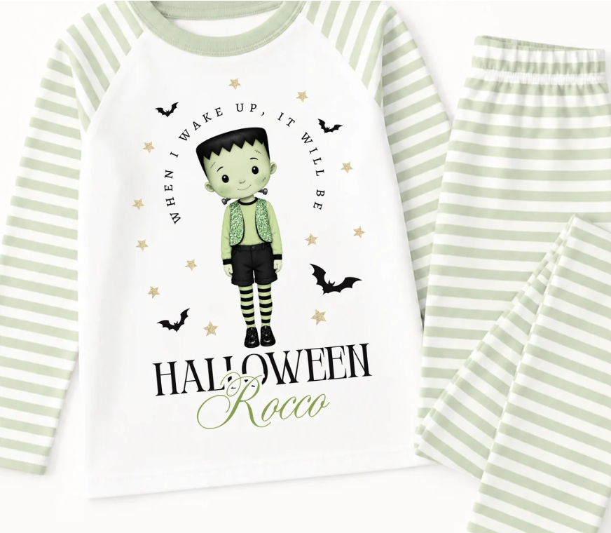 Green Halloween Pyjamas