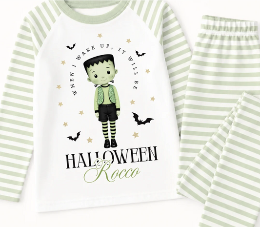 Green Halloween Pyjamas