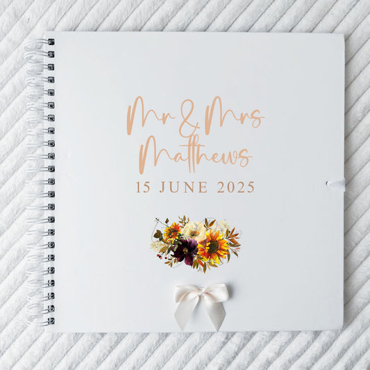 Autumn Sunflower Guestbook