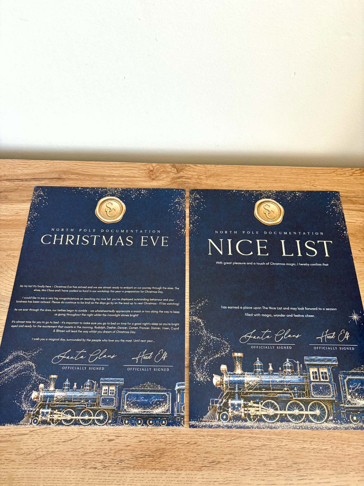Navy Believe Train Collection