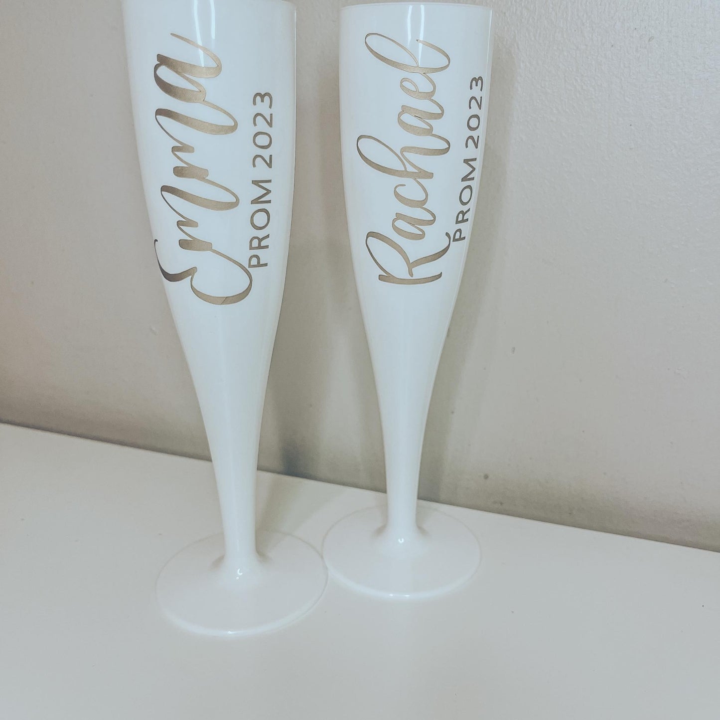 White Prom Flutes