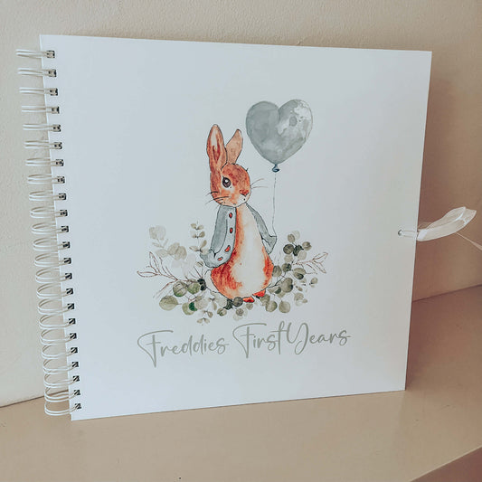 Floral Rabbit Scrapbook