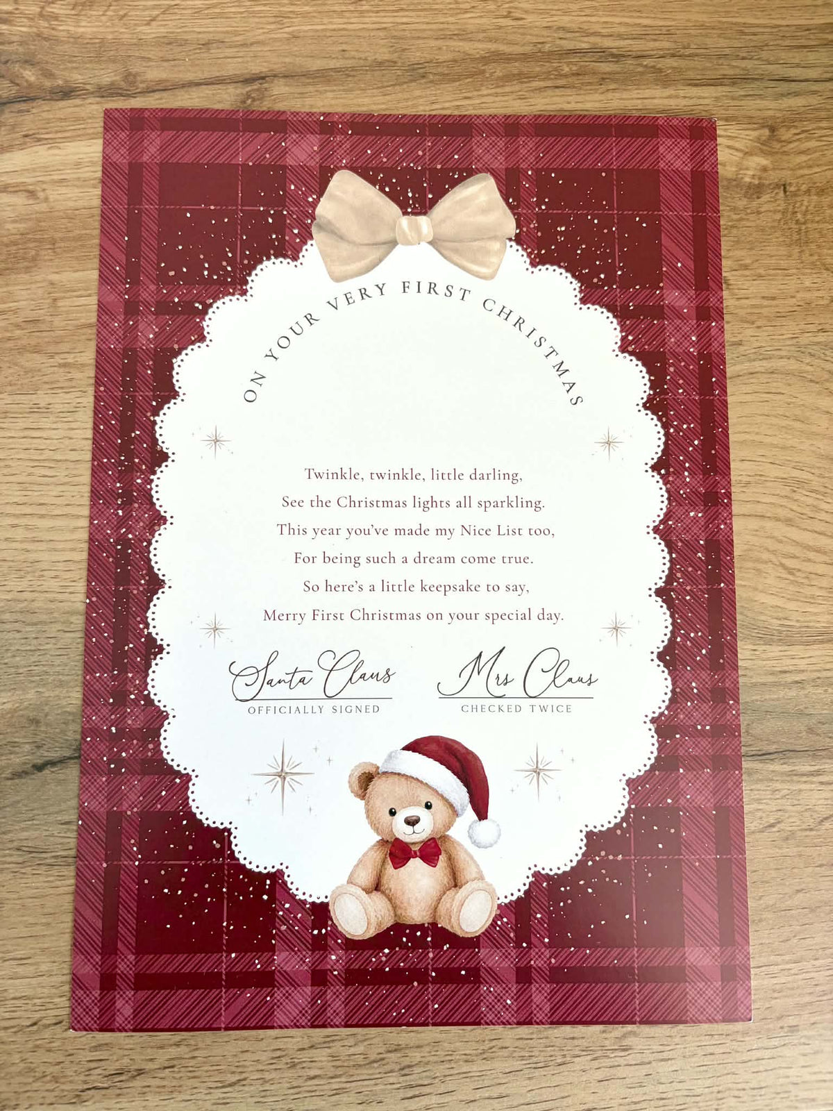 Red Gingham Teddy Collection
