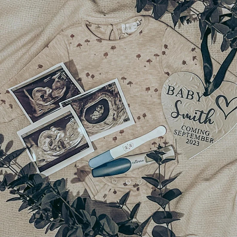 Pregnancy Announcement Plaque