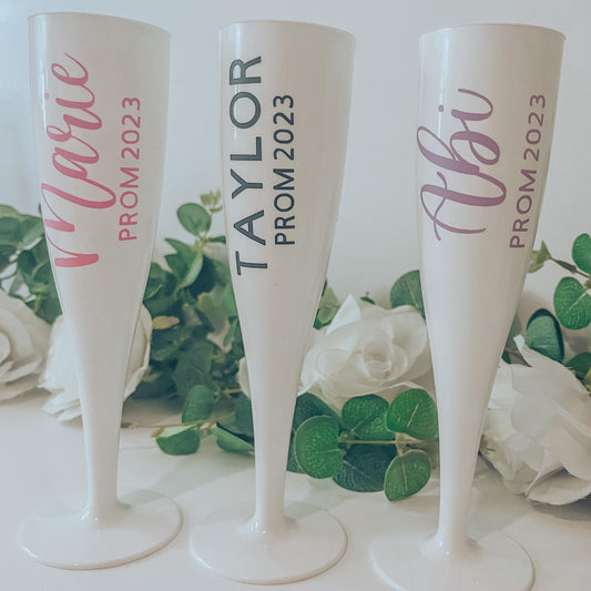 White Prom Flutes