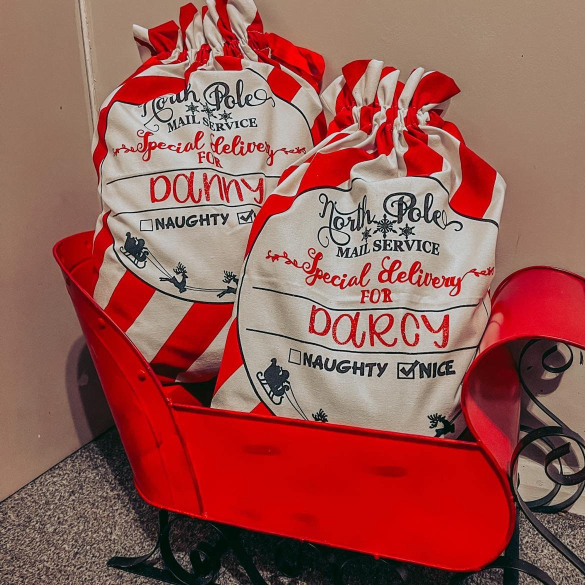 North Pole Santa Sack