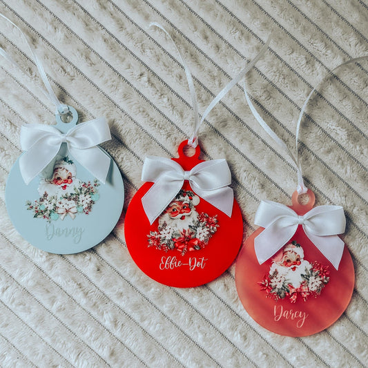 Santa Face Bauble