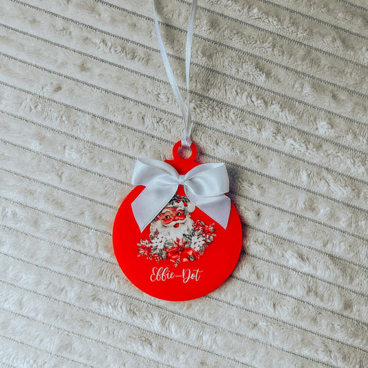 Santa Face Bauble