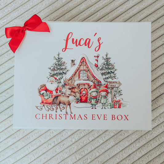 Santa's Cottage Gift Box