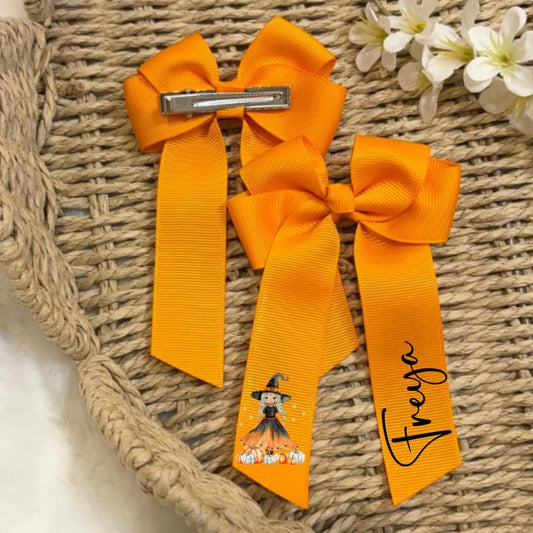 Witch Halloween Bow