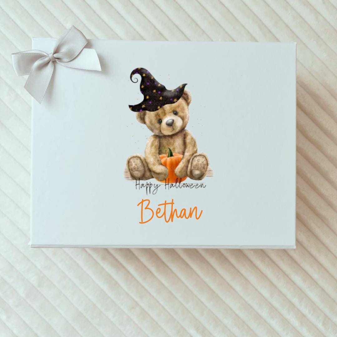 Teddy Bear Halloween Gift Box