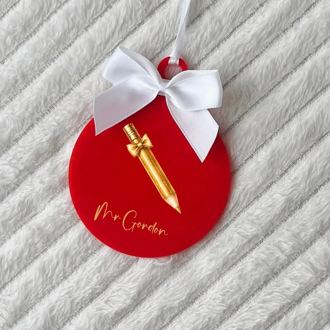 Teacher Bauble