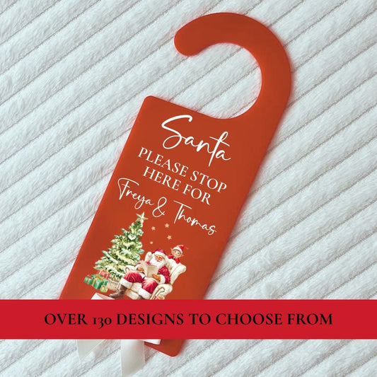 Santa Stop Here Sign