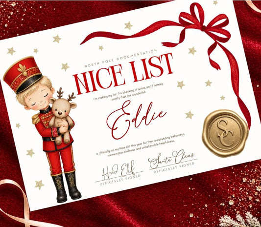 Nutcracker or Tutu Certificate