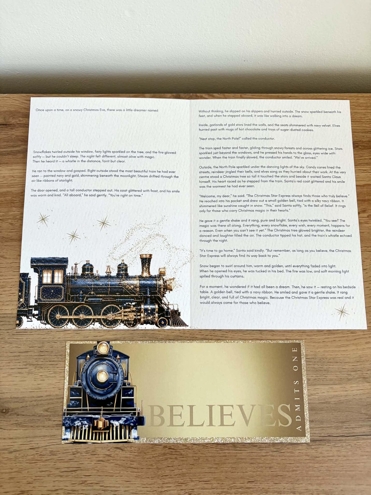 Navy Believe Train Collection