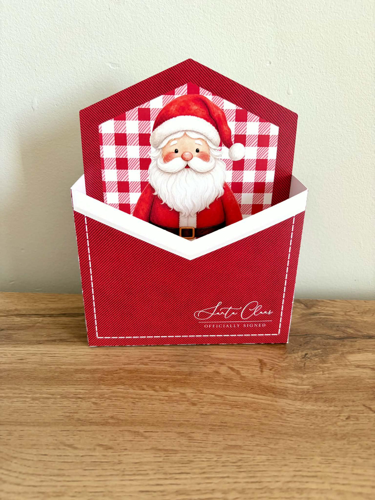 Red Gingham Santa Collection