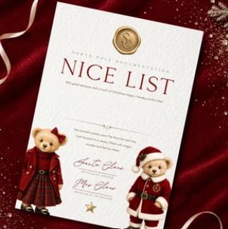 Nice List Certificate